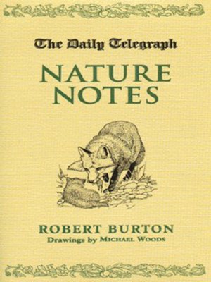 cover image of The Daily Telegraph nature notes
